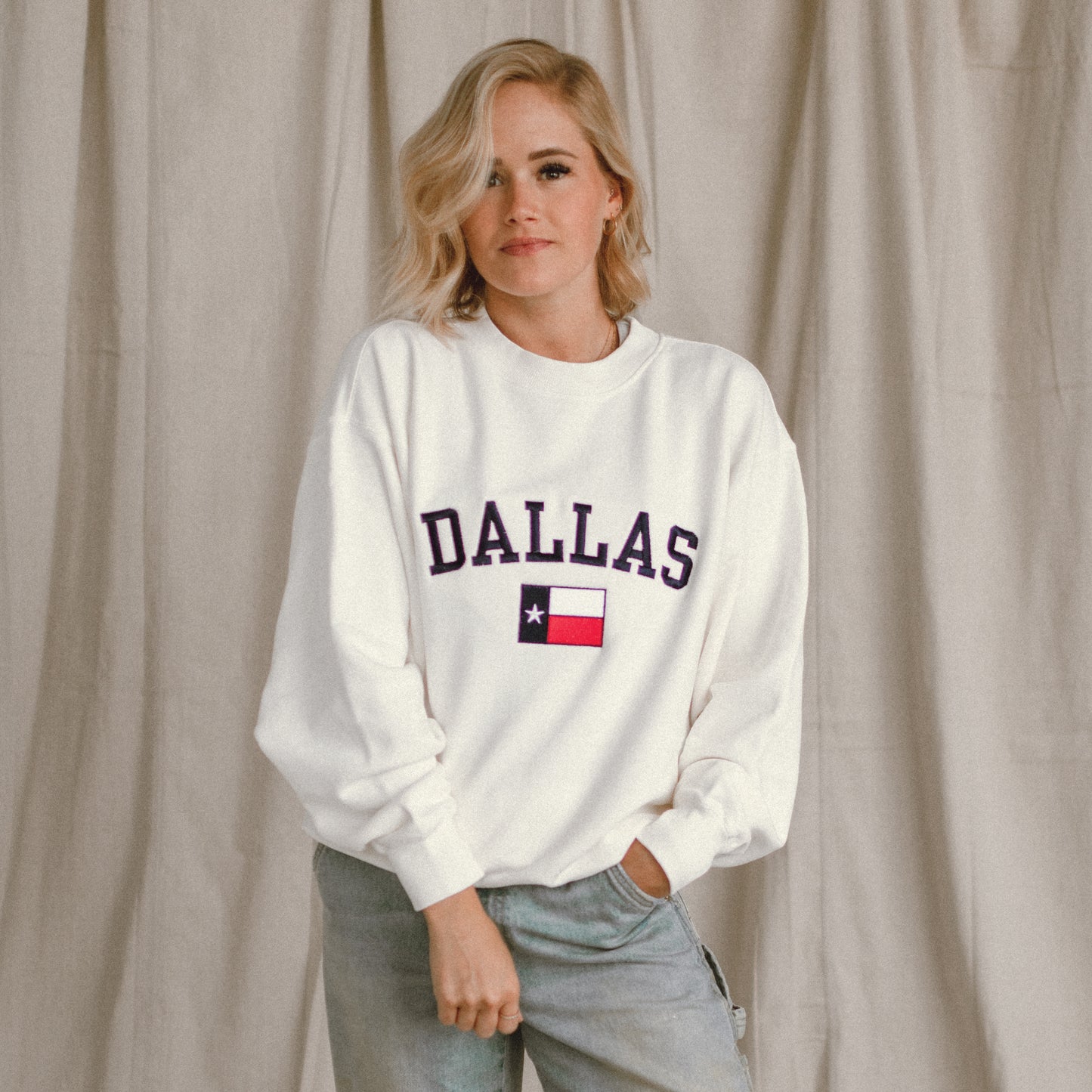 Vintage Oversized Crewneck  | The Dallas Club